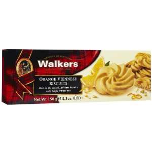 Walkers Orange Viennese Cookies, 5.3 oz, 12 pk  Grocery 