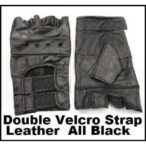  Gloves Half Finger Leather MEDIUM Good for Cycle BMX 