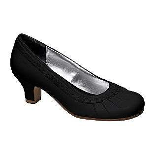   Reseda Kitten Heel Dress Shoe   Black  Expressions Shoes Kids Girls